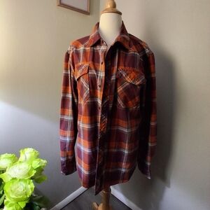 L.L. Bean Wool Blend Plaid Shirt